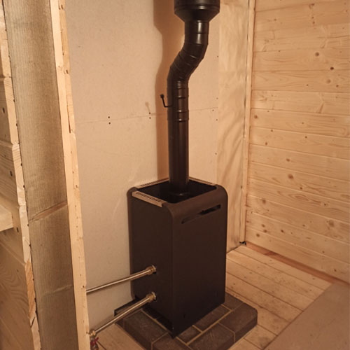   Монтаж печи для бани Ермак Элит 16-С (миниатюра)